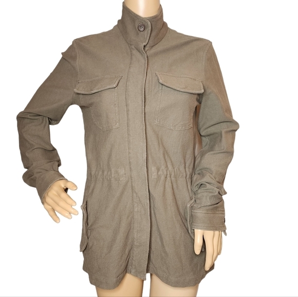 James Perse green sweater jacket. Size 1 or small - Picture 5 of 16